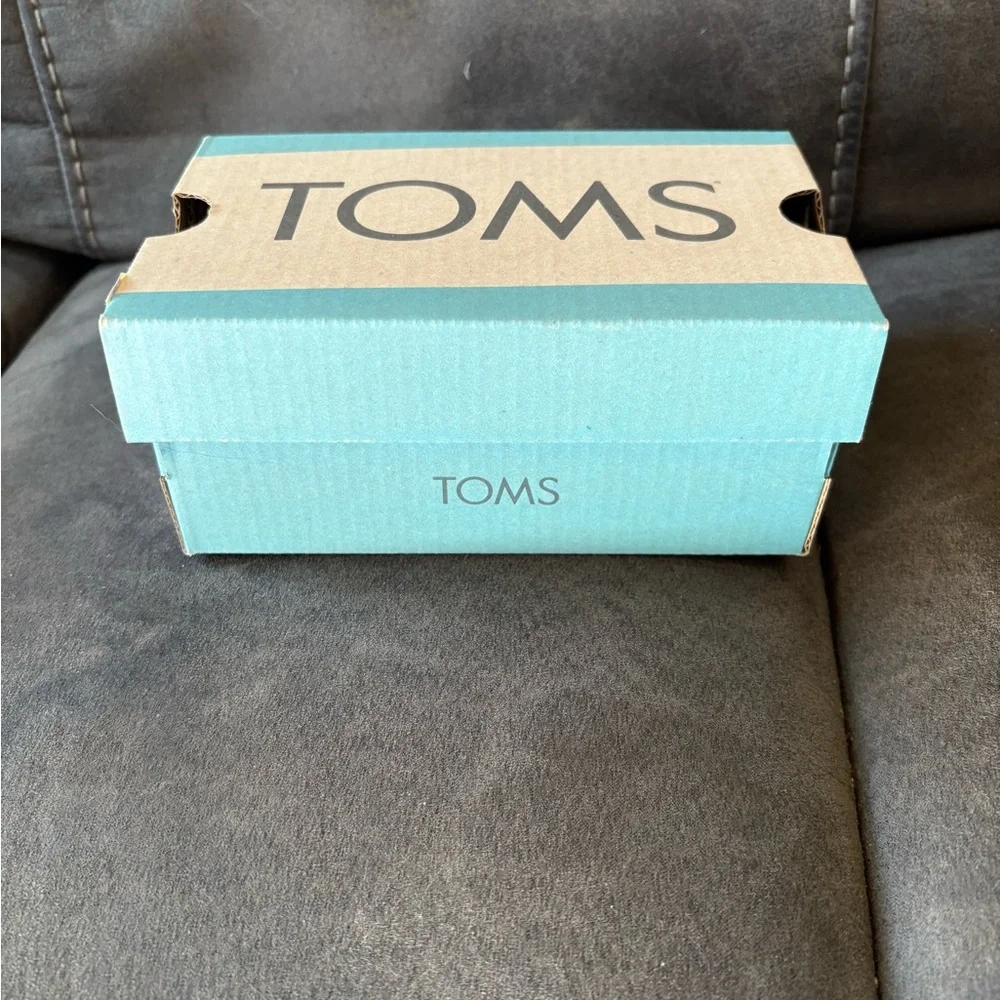 TOMS Kids Aqua Shark Moccasins